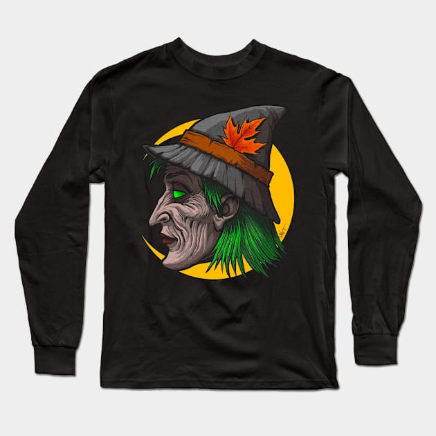 FrightFall2021: Witch Long Sleeve T-Shirt by Chad Savage